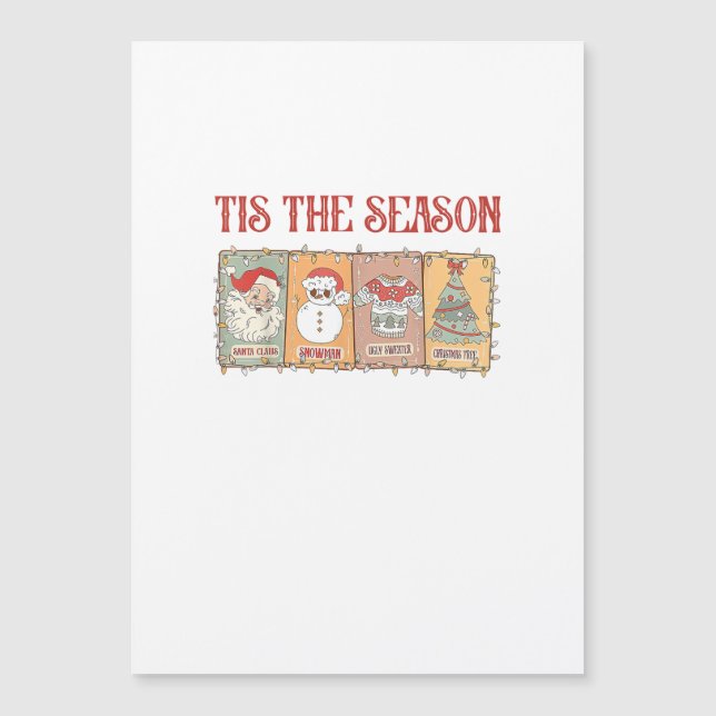 Tis Seasoning Crawfish Boil Seafood Party Lobster Magnetkarte (Vorderseite)