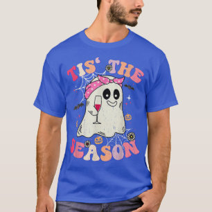 Tis' The Season Boo Hippie Halloween-Kostüm Wein T-Shirt
