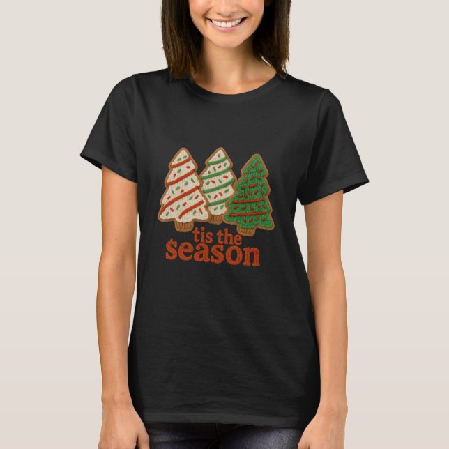 Tis The Season Christmas T-Shirt – Cute Holiday  (Vorderseite)