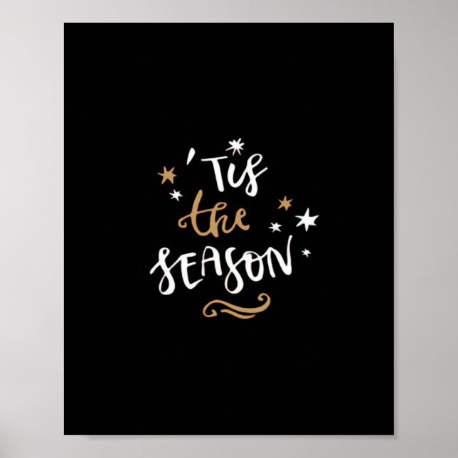 Tis The Season Classic Aesthetic Style Poster (Vorne)