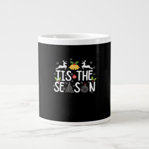 Tis The Season Classic Minimal Clean Jumbo-Tasse