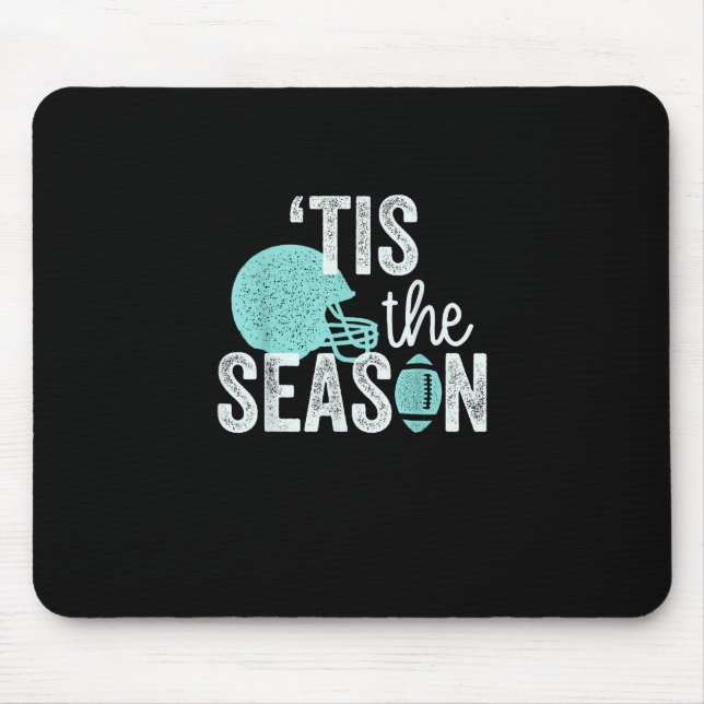 Tis The Season Football Family I Heart Football Se Mousepad (Vorne)
