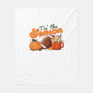 Tis The Season Football Tasse Herbst Design Fleecedecke