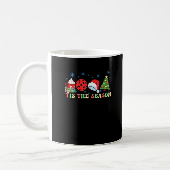 Tis The Season For Pickleball Iii Modern Aesthetic Kaffeetasse (Links)