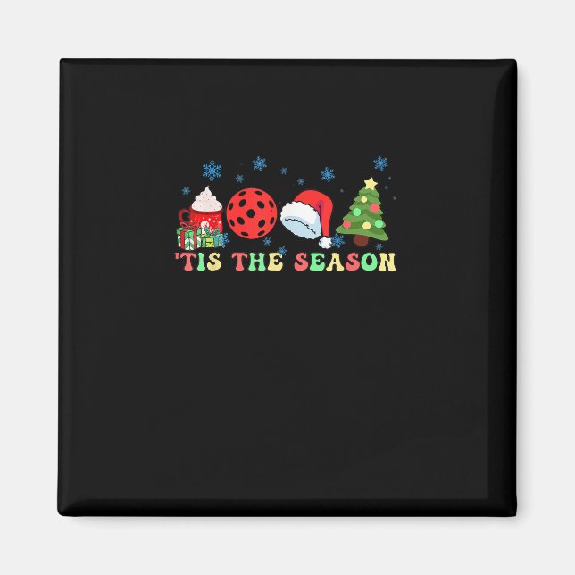 Tis The Season For Pickleball Iii Modern Aesthetic Magnet (Vorne)