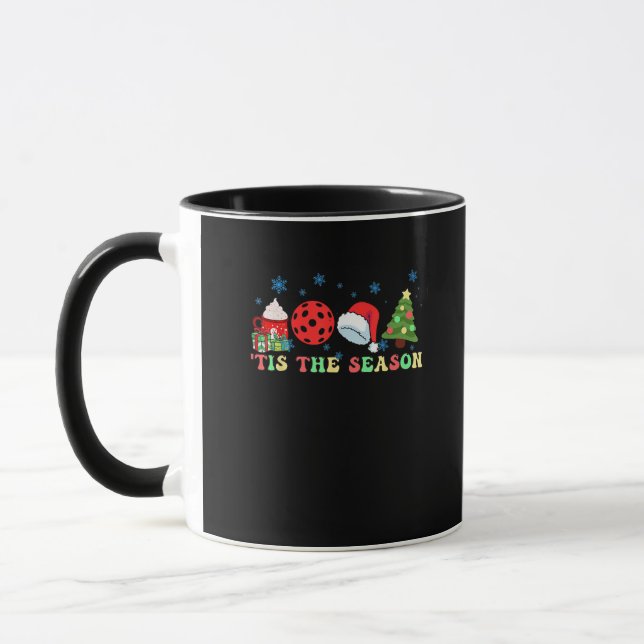 Tis The Season For Pickleball Iii Modern Aesthetic Tasse (Links)