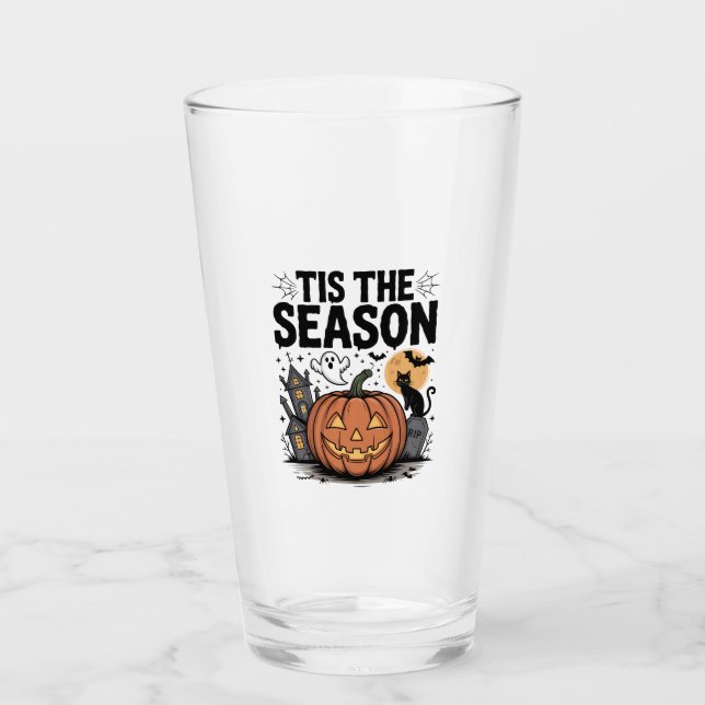 Tis the Season Halloween Glas (Vorderseite)