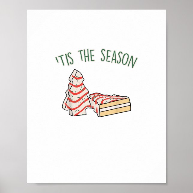Tis The Season Holiday Christmas Poster (Vorne)
