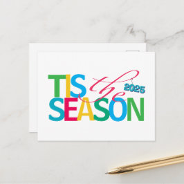 Tis the Season Holiday Postcard Postkarte