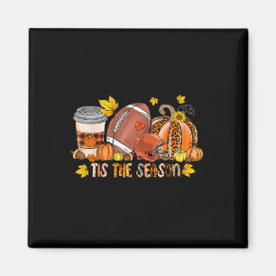 Tis The Season Kürbis American Football Dankfest Magnet