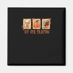 Tis The Season Kürbis American Football Thanksgiv Magnet