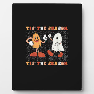 Tis The Season Kürbis Boo 70er Halloween Kostüm Fotoplatte