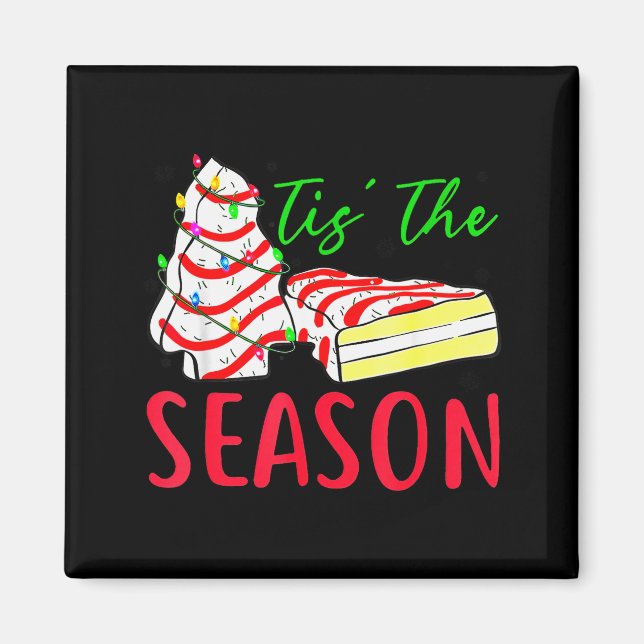 Tis The Season Little-debbie Christmas Tree Cake H Magnet (Vorne)