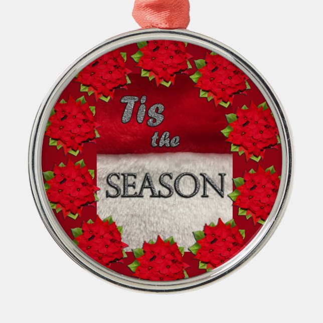 Tis the Season Ornament Aus Metall (Vorne)