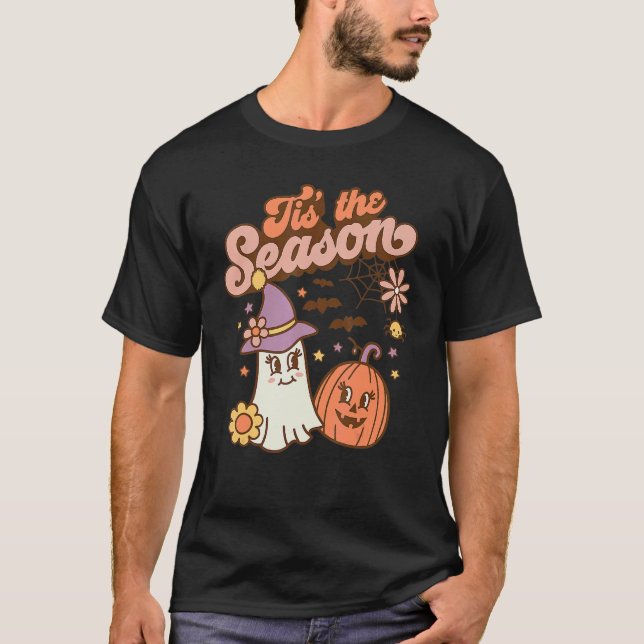 Tis The Season Pumpkin  Spice Fall Autumn Hallowee T-Shirt (Vorderseite)