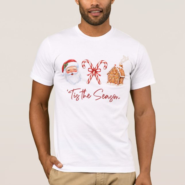 Tis the Season Santa T-Shirt (Vorderseite)
