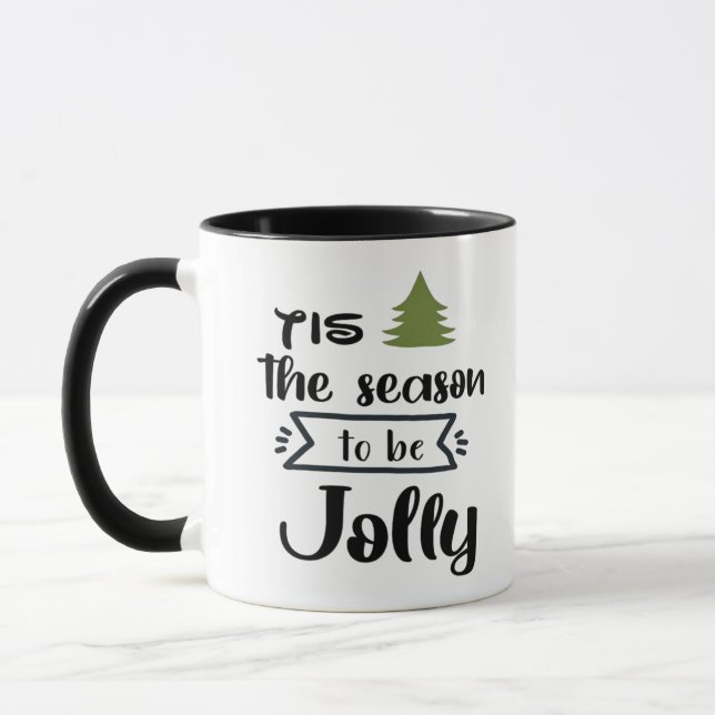 Tis The Season To Be New Year Celebration Minimal  Tasse (Links)