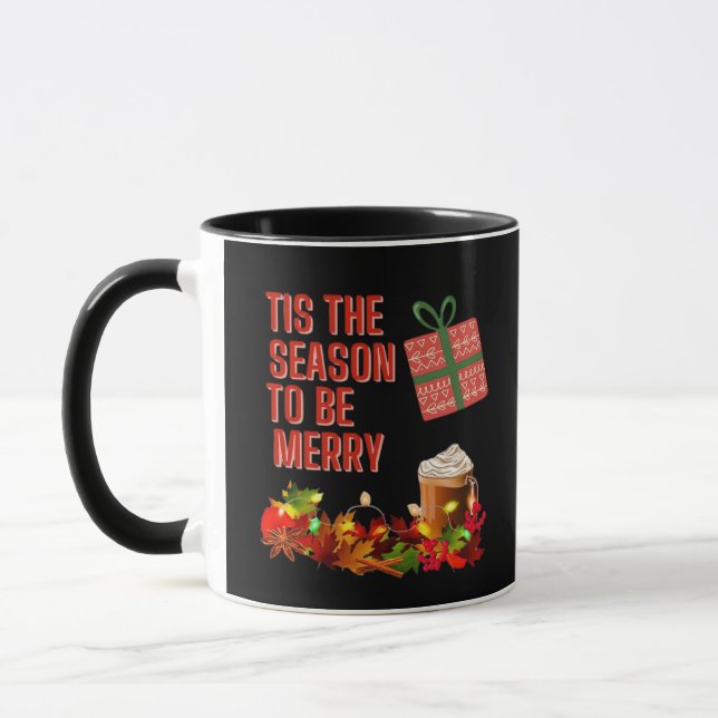 Tis The Season To Merry Aesthetic Unique Tasse (Links)