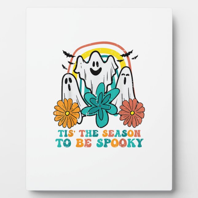 Tis The Season To Spooky Retro Halloween Women Fotoplatte (Vorderseite)