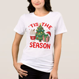 Tis The Season Weihnachtsbaum Kaffee Geschenk Desi Tri-Blend Shirt