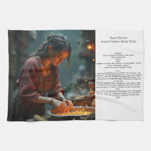 Tisana Barrica Ancient Roman Gerste Soup Teetuch Geschirrtuch