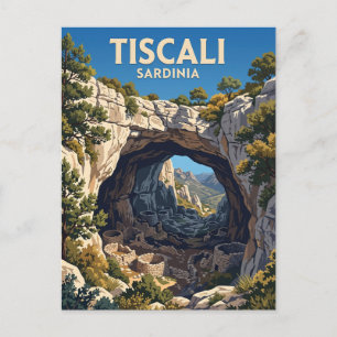 Tiscali Nuragic Dorf Italien Postkarte