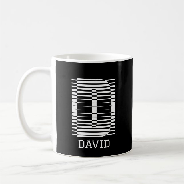 TISCH BUCHSTABE D - ALPHABET NAME D KAFFEETASSE (Links)