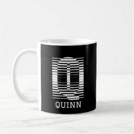 TISCH BUCHSTABE Q - ALPHABET NAME Q KAFFEETASSE