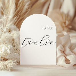Tisch Nummer Zwölf Karte
