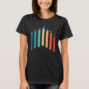 Tisch-Rollenspiel-Verlies-Würfel Retro Vintage D20 T-Shirt