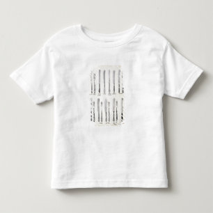 Tischbesteckentwürfe, von einem Geschäftskatalog Kleinkind T-shirt