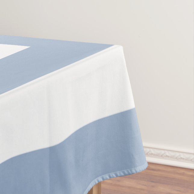 Tischdecke Blau & Weiß gestreift (Beispiel)