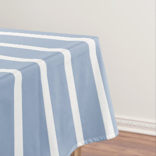 Tischdecke Blau & Weiß gestreift