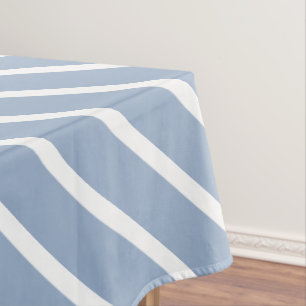Tischdecke Blau & Weiß gestreift