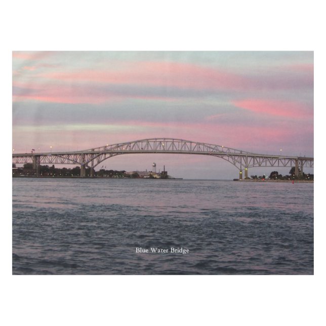 Tischdecke der Blue Water Bridge (Vorderseite (Horizontal))