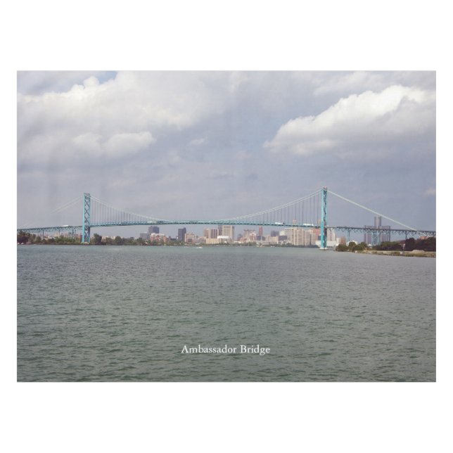 Tischdecke der Botschafter-Brücke (Vorderseite (Horizontal))