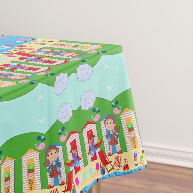 Tischdecke Eis Strand Spaß (Beispiel)