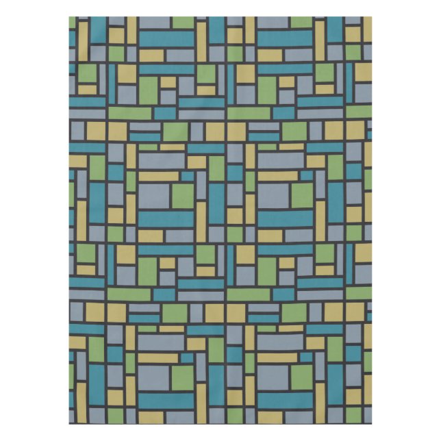 Tischdecke geometrisches Muster (Vorderseite)
