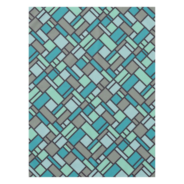 Tischdecke geometrisches Muster (Vorderseite)