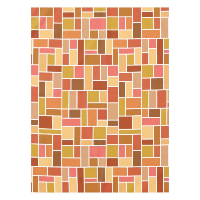 Tischdecke geometrisches Muster (Vorderseite)