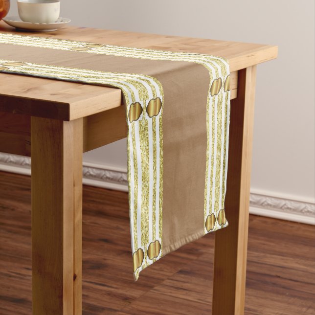Tischdecke Gold Beige (Beispiel)