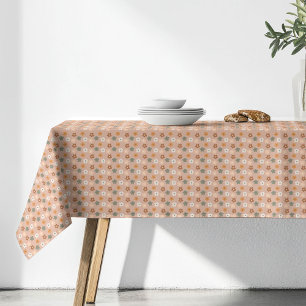 Tischdecke im Stil der 70er Jahre, Groovy Pastell,