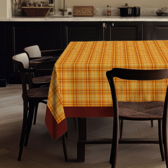 Tischdecke im trendigen Karomuster Herbst (Rustic Fall Tablecloth Unique Plaid Birthday Gift)