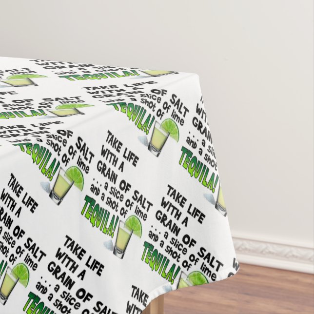 TISCHDECKE - LEBEN, LIMON, SALZ, TEQUILA! (Beispiel)
