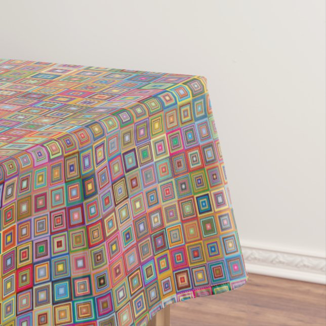 Tischdecke mit abstraktem Muster aus der Mitte des (Beispiel)