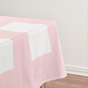 Tischdecke Rosa & Weiß gestreift