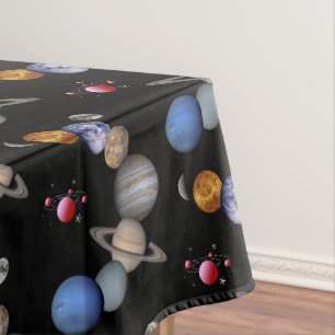 Tischdecke Sonnensystem Planeten