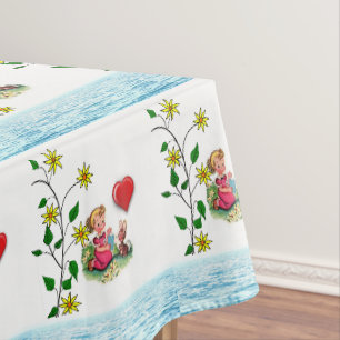 Tischdecke Valentinstag