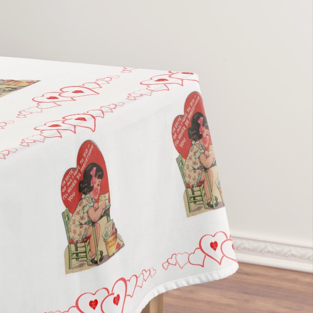 Tischdecke Valentinstag (Beispiel)