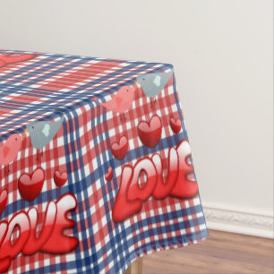 Tischdecke Valentinstag Liebe